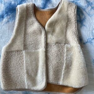 Milena Silvano Moon vest in cream